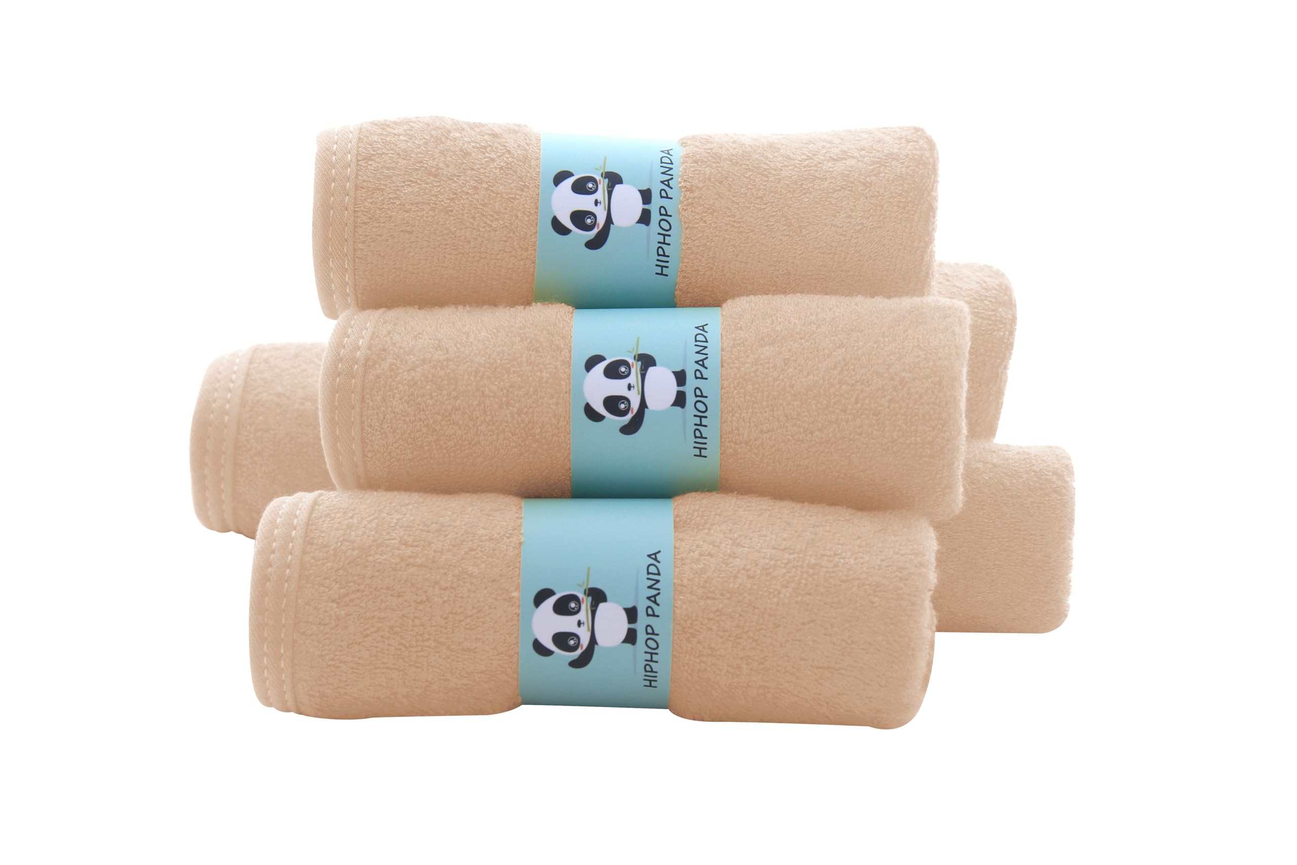 HIPHOP PANDA bamboo rayon texture close-up highlights ultra-soft fibers.