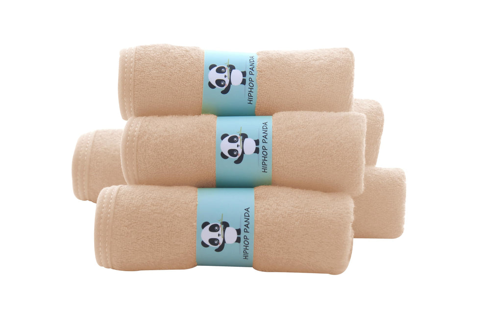 HIPHOP PANDA bamboo rayon texture close-up highlights ultra-soft fibers.