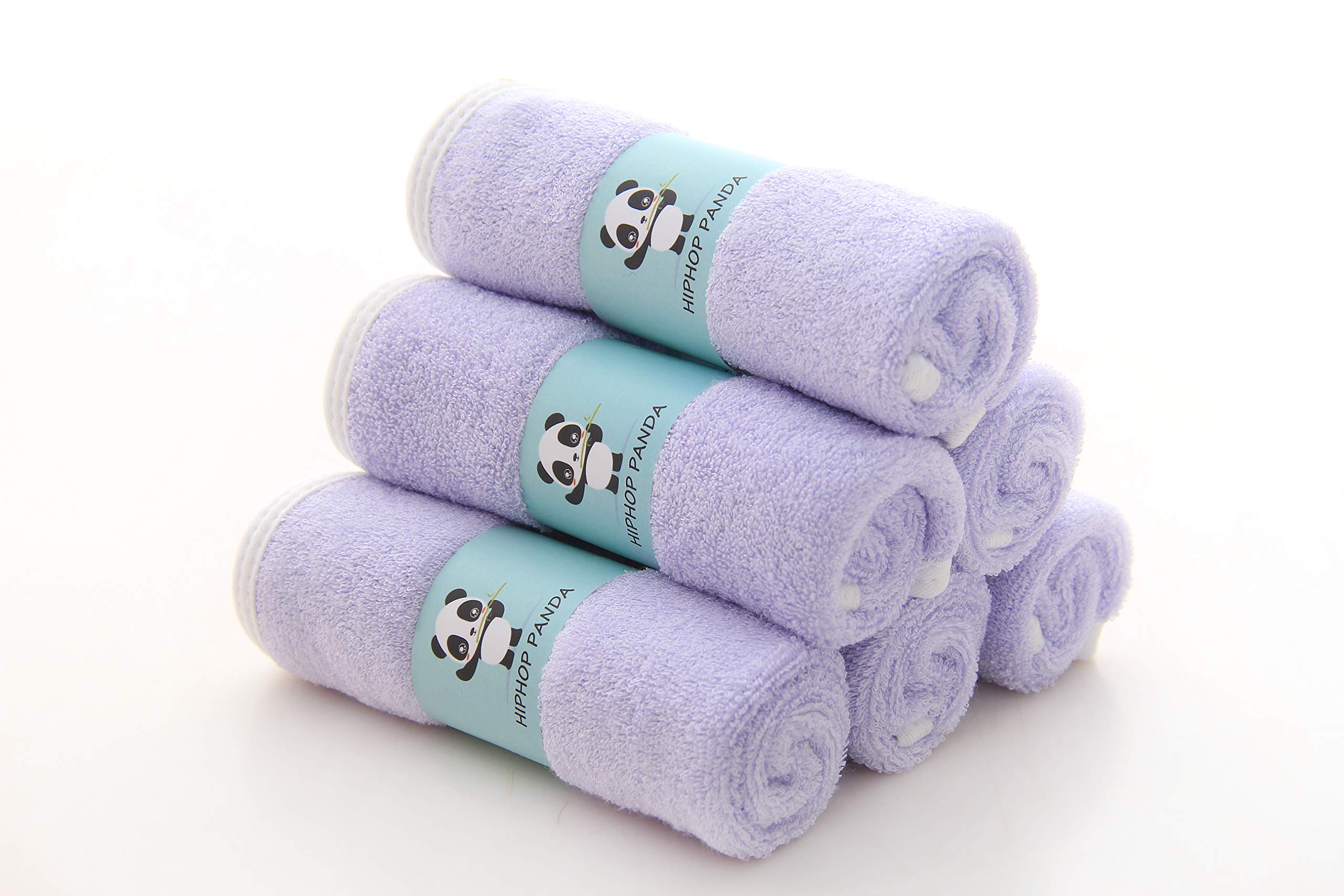 HIPHOP PANDA bamboo rayon ultra-soft washcloths for delicate skin.