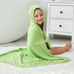 HipHop Panda frog design towel soaks up moisture while remaining soft for delicate skin