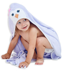 HIPHOP PANDA hooded towel bamboo rayon fabric offers ultra-soft absorbency for newborns