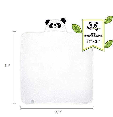 HIPHOP PANDA hooded towel soft, quick-drying after bath