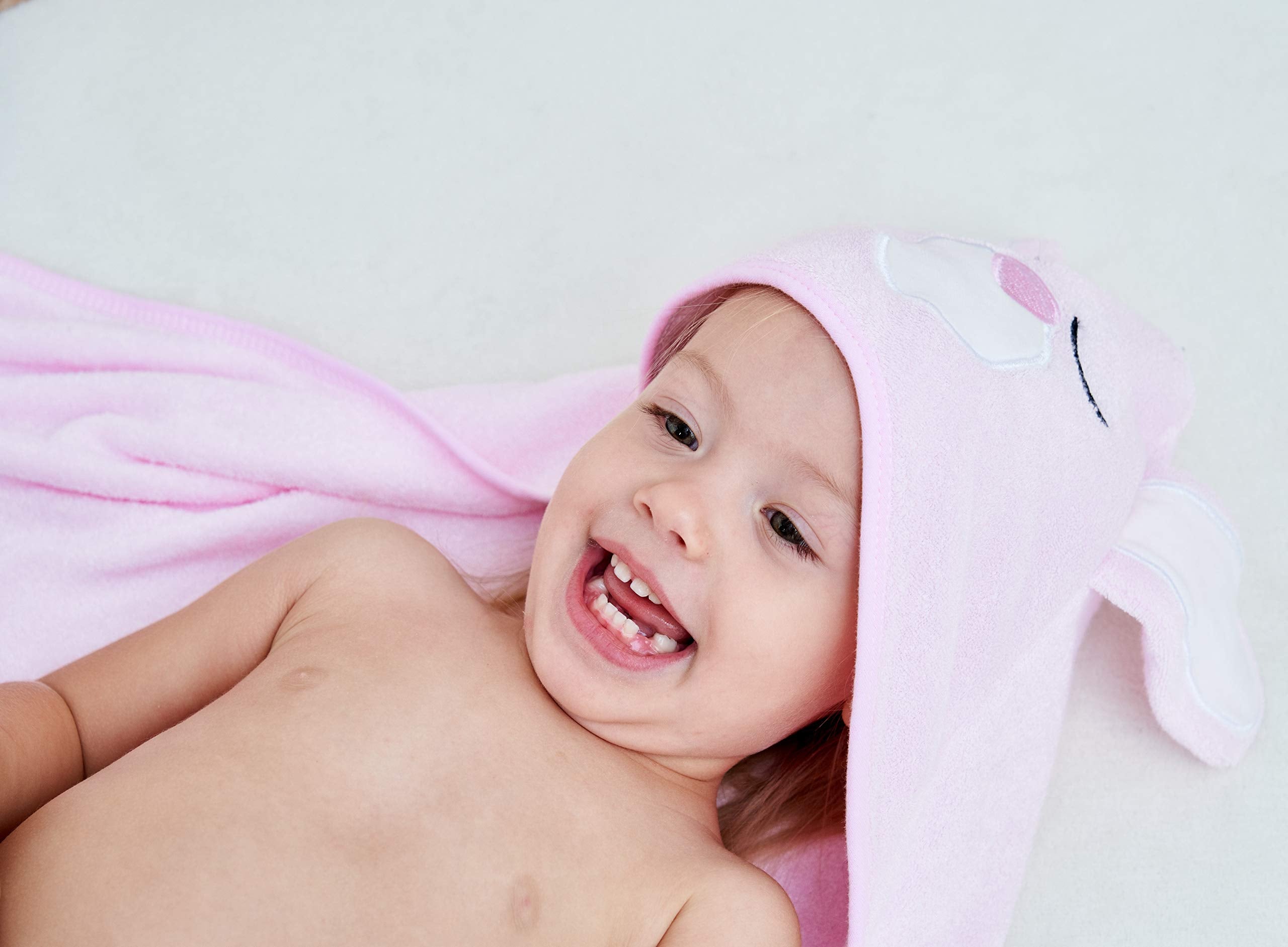 HipHop Panda hooded towel versatile use as blanket or mat cover.