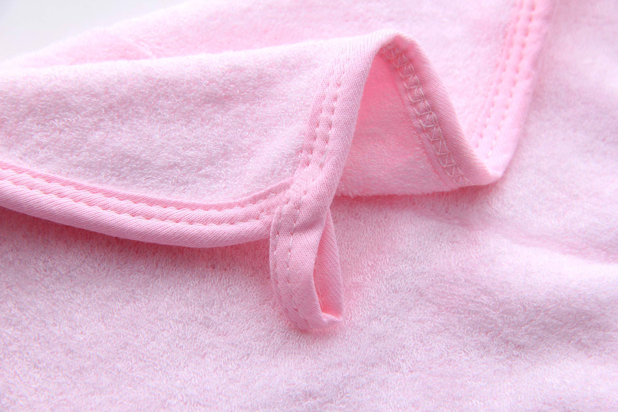 HIPHOP PANDA newborn bath time cloths in pink for delicate skin care