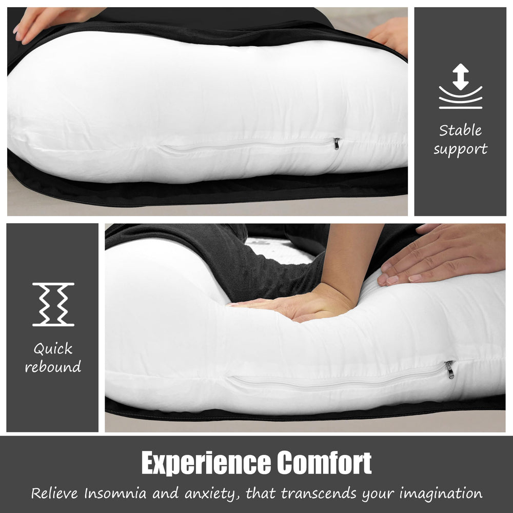 HIPHOP PANDA pillow care with machine-washable cover for hygiene