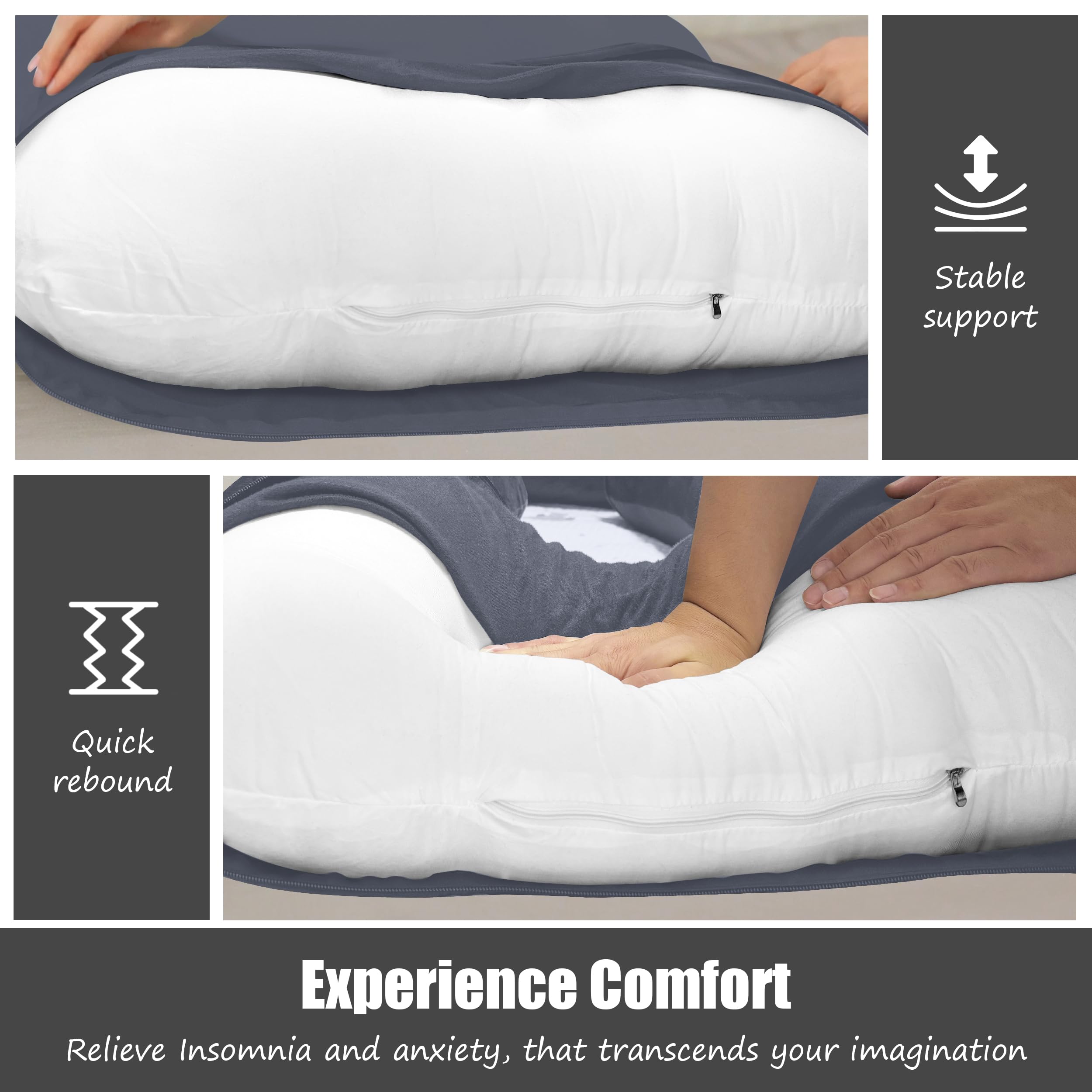 HIPHOP PANDA pillow removable-cover enables easy washing