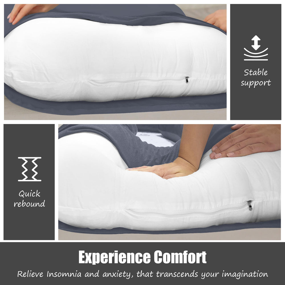 HIPHOP PANDA pillow removable-cover enables easy washing