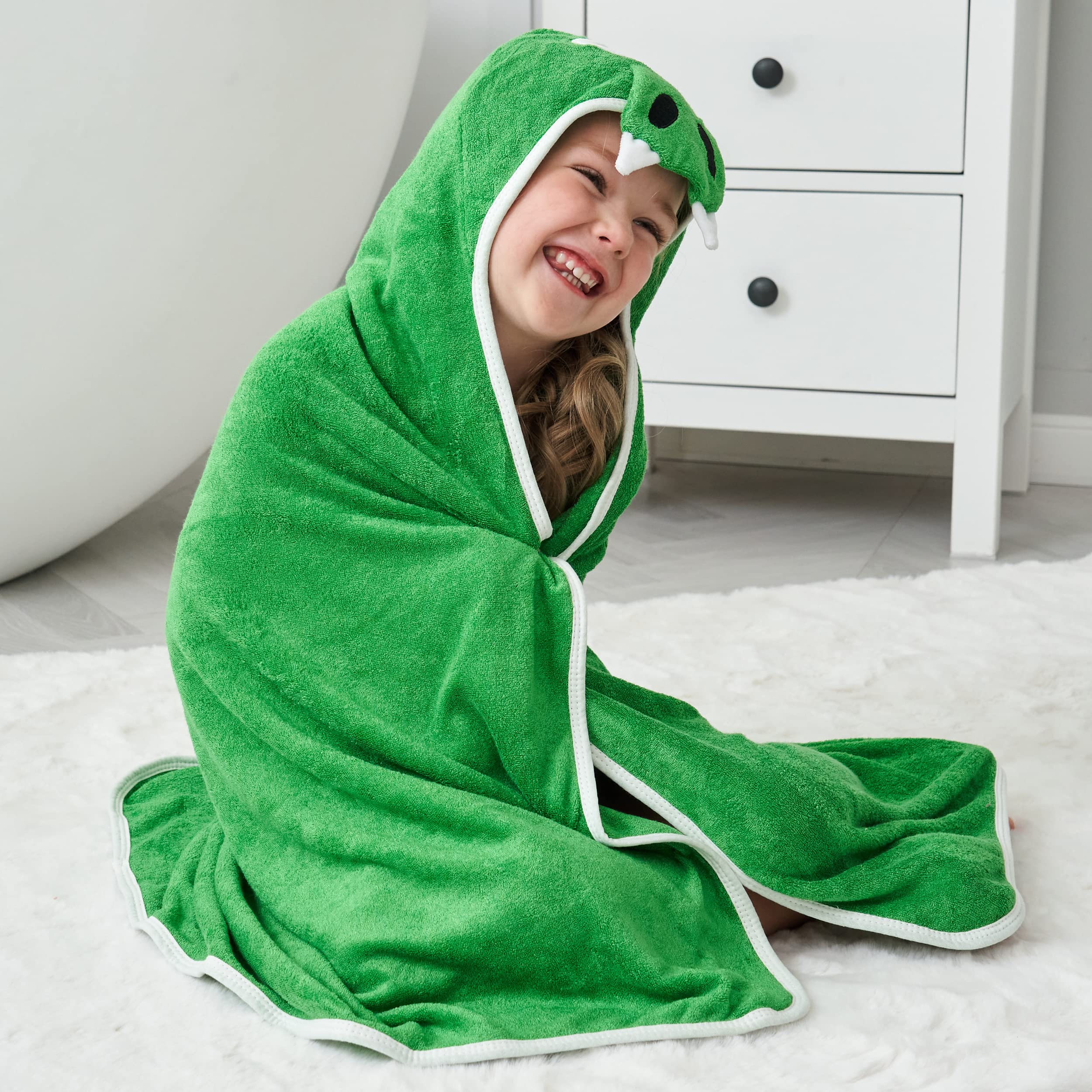 HIPHOP PANDA rayon bamboo towel offers ultra-absorbent, silky-soft baby care