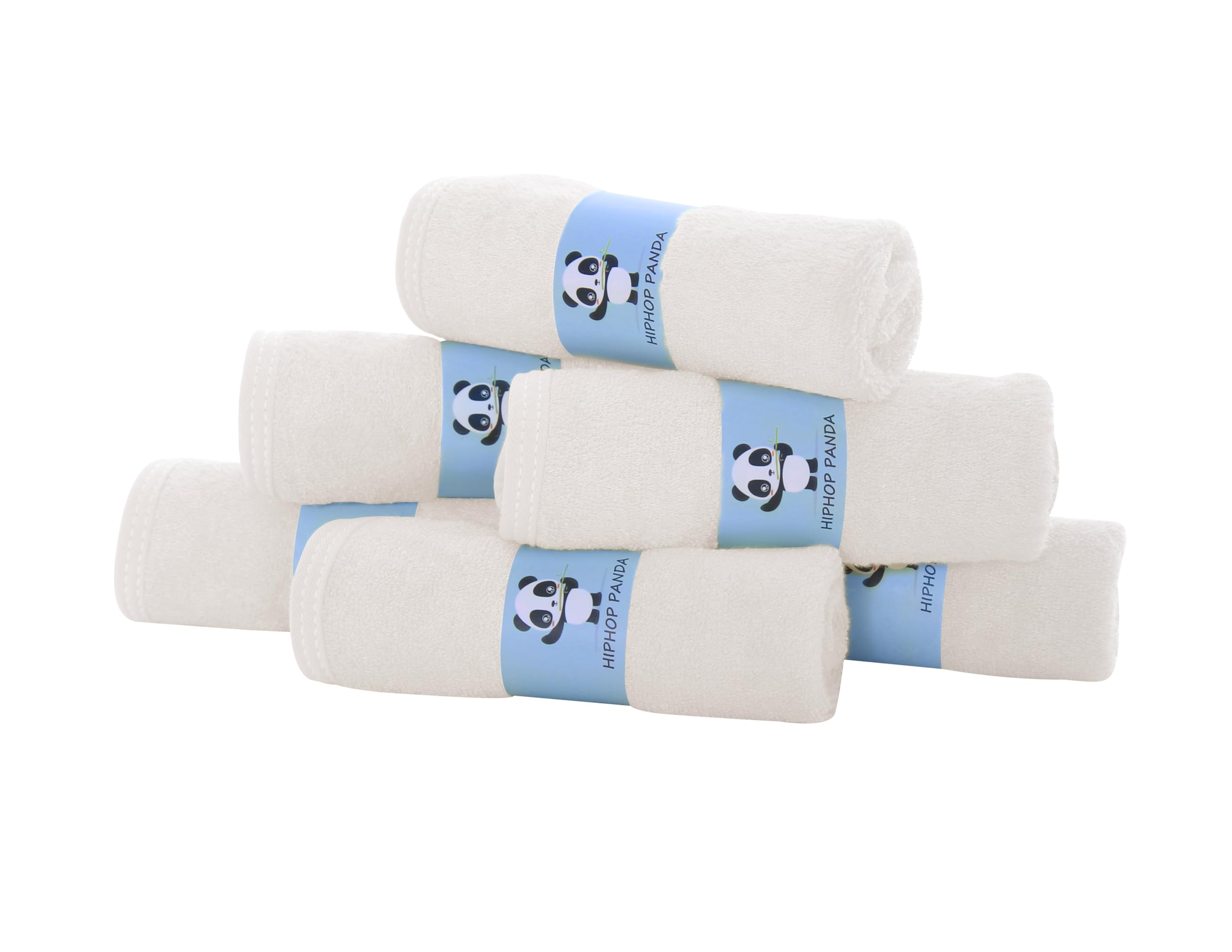 HIPHOP PANDA safe newborn washcloth, gentle on sensitive skin for daily use