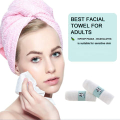 HIPHOP PANDA two-layer fabric closeup reveals ultra-soft double layer with high absorbency.