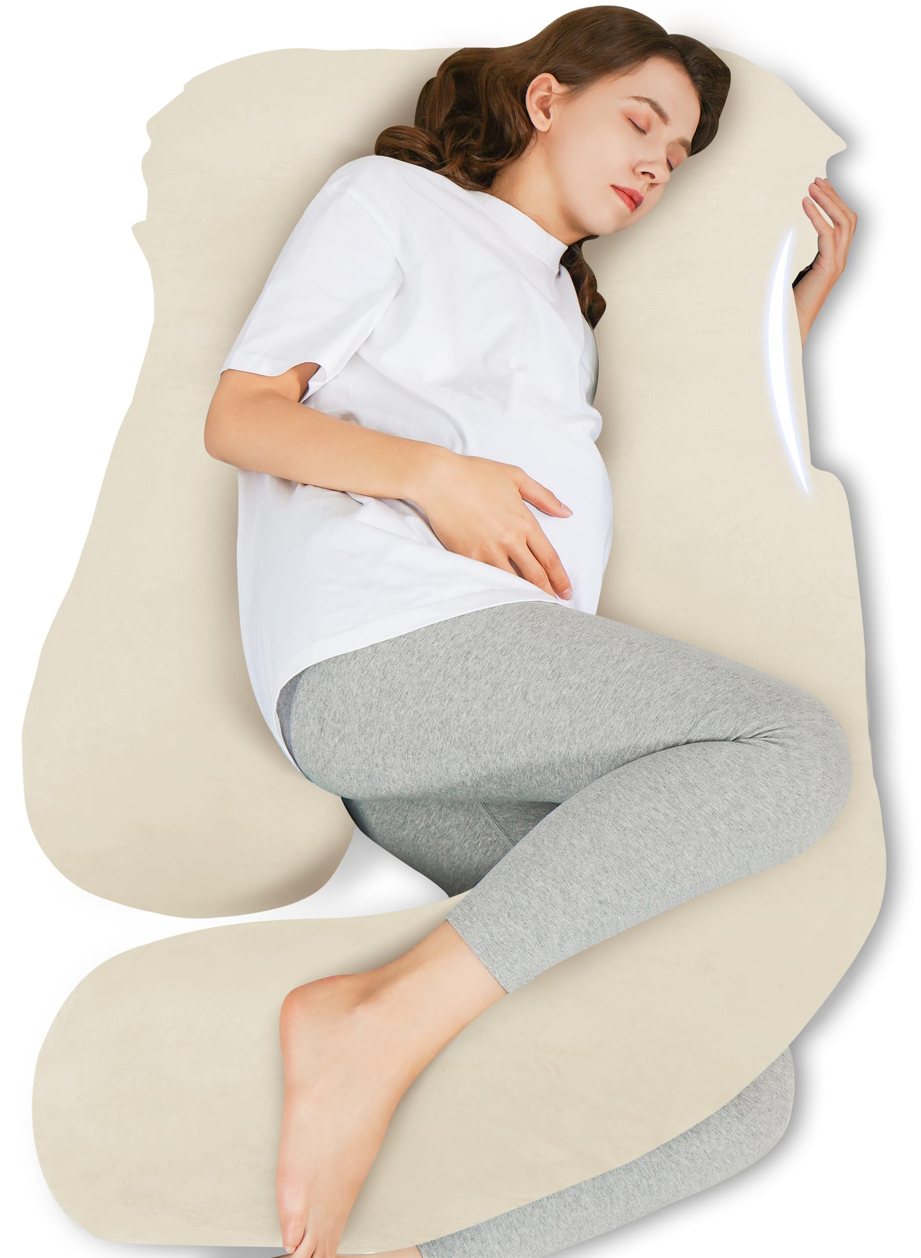 HIPHOP PANDA U-shaped pillow provides head and neck support for a more restful sleep.
