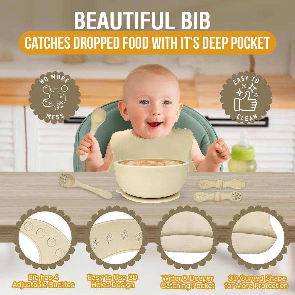 HippoBaby mealtime on-the-go set compact for travel