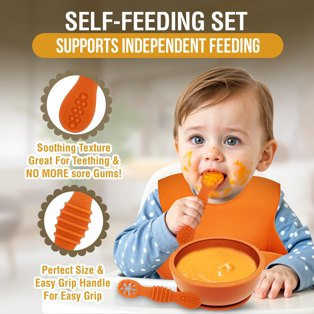 HippoBaby soft spoon gentle on gums for teething and soft foods