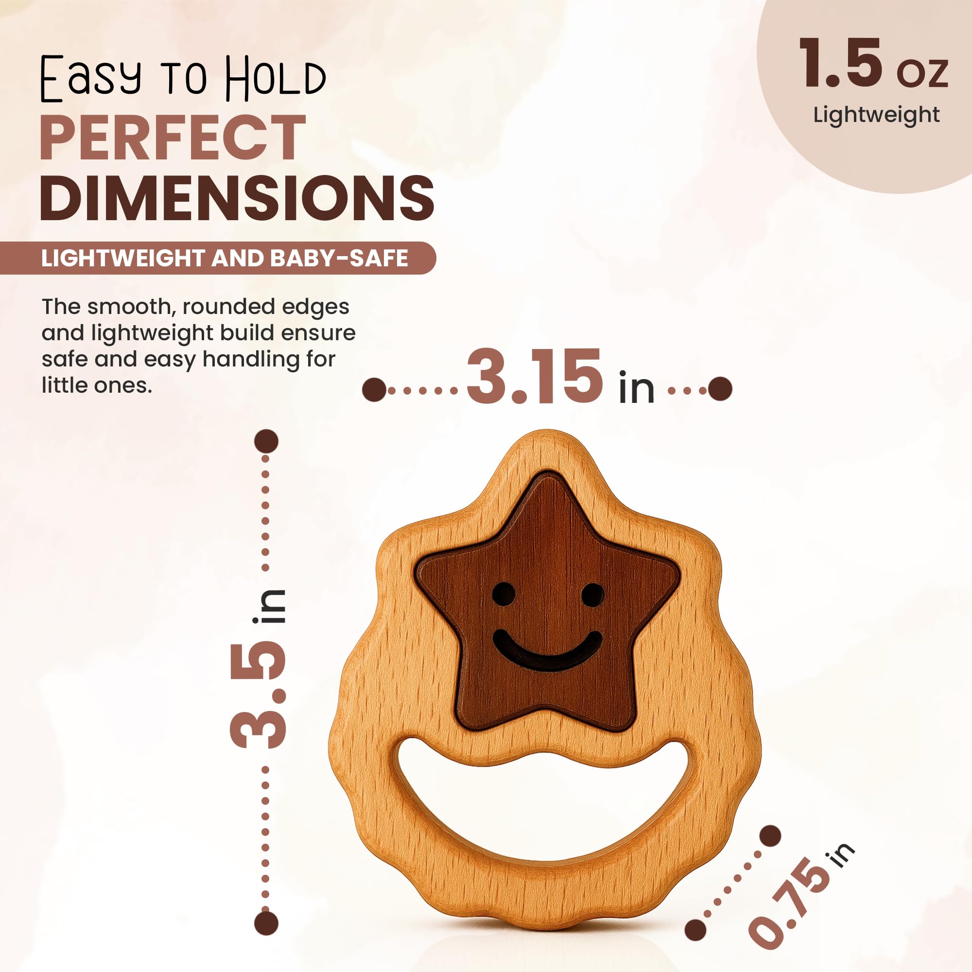 HIPPO TOYS Montessori rattle packaging-ready visual for gifting