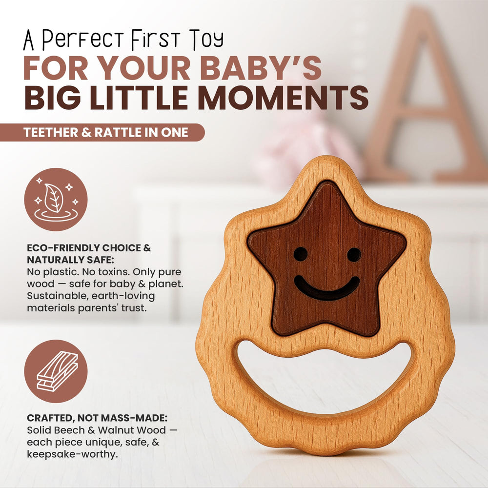 HIPPO TOYS Montessori rattle tummy-time setup showing safe, comfortable use