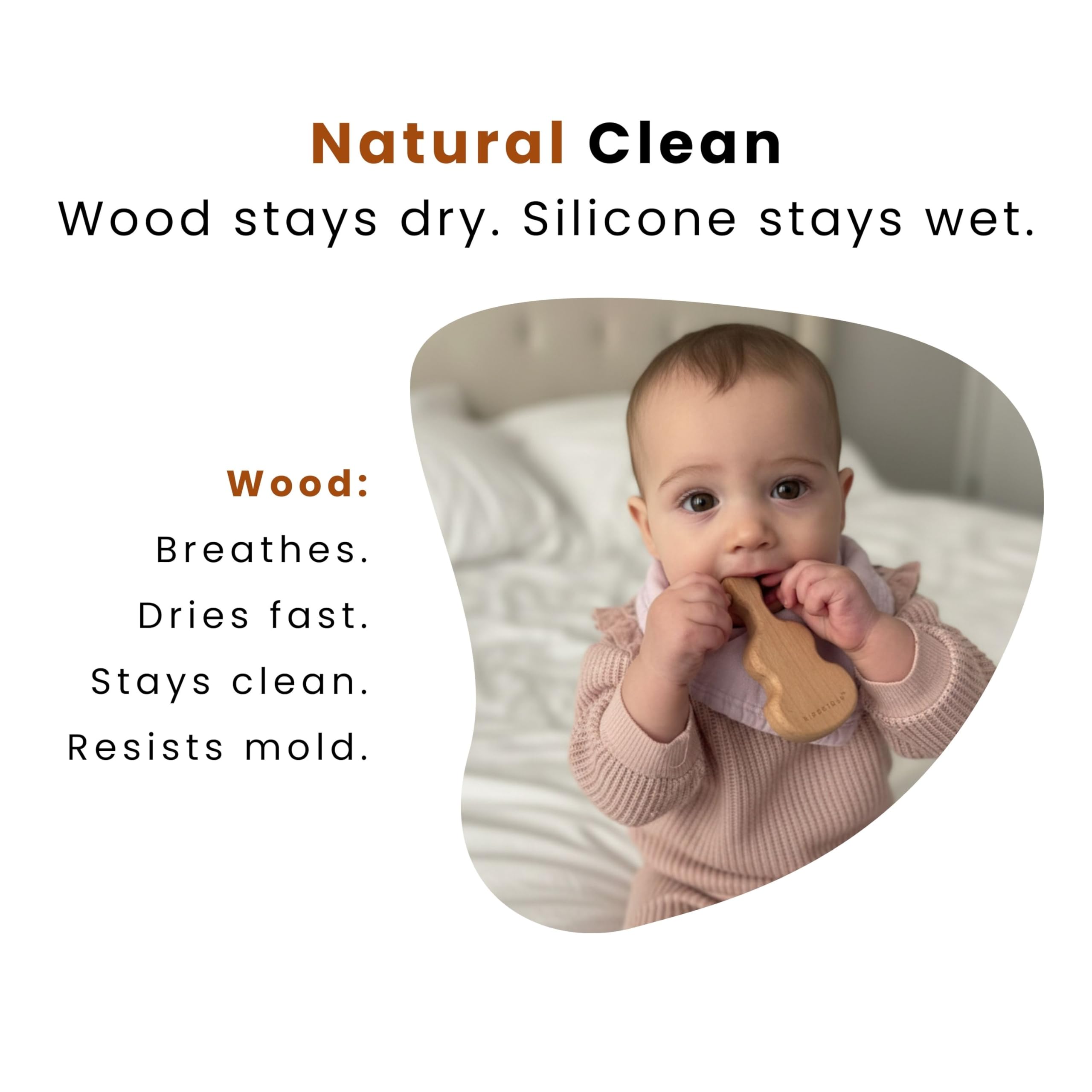 HippoToys newborn-friendly teether during soothing moments