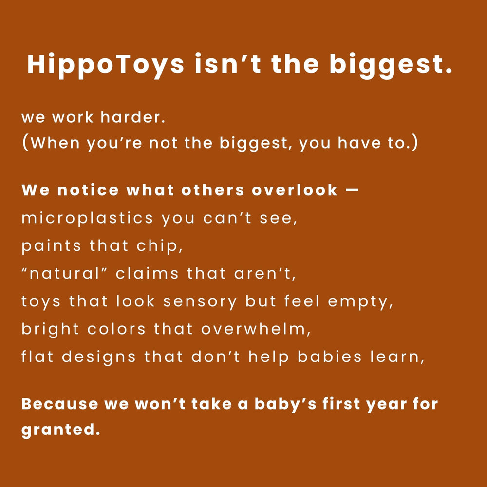 HippoToys organic baby gift wooden keepsake for newborns