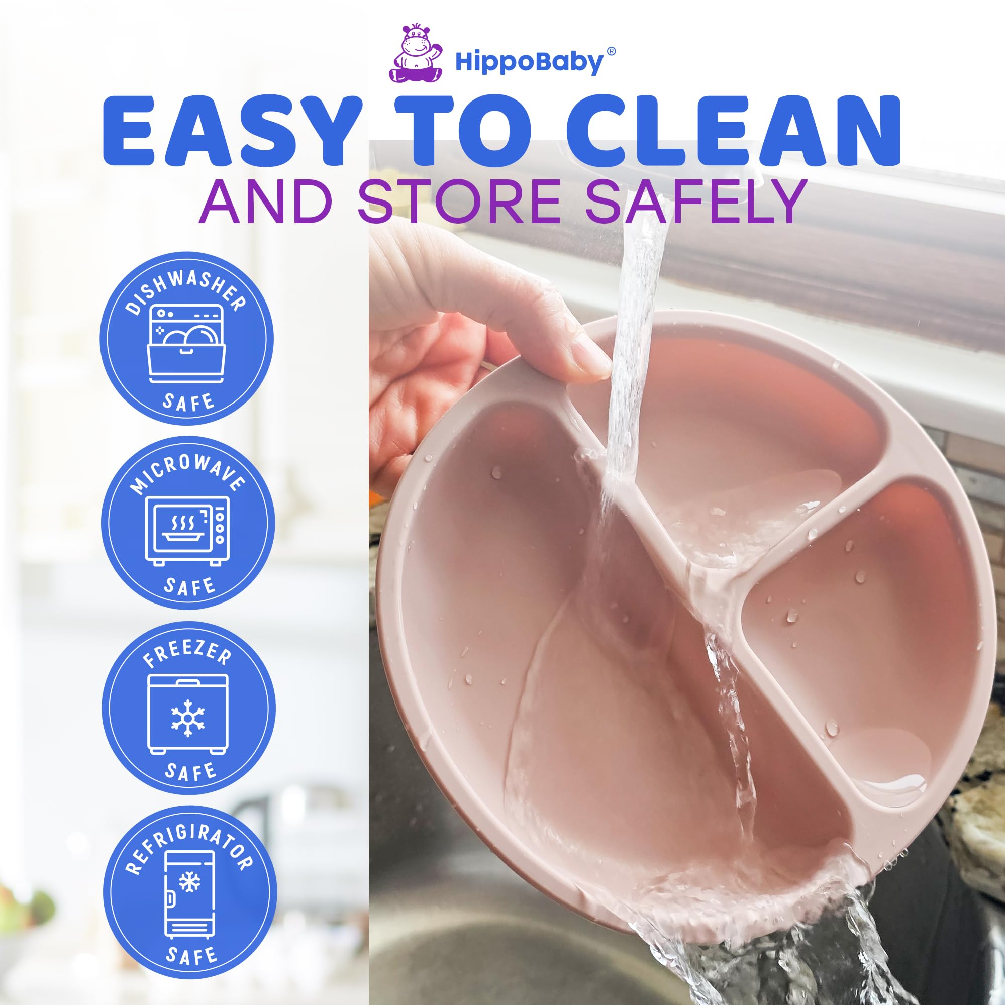 HippoBaby cleaning stick simplifies post-meal cleanup
