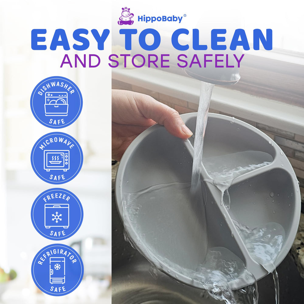 HippoBaby cleaning stick simplifies quick cleanup of silicone pieces.