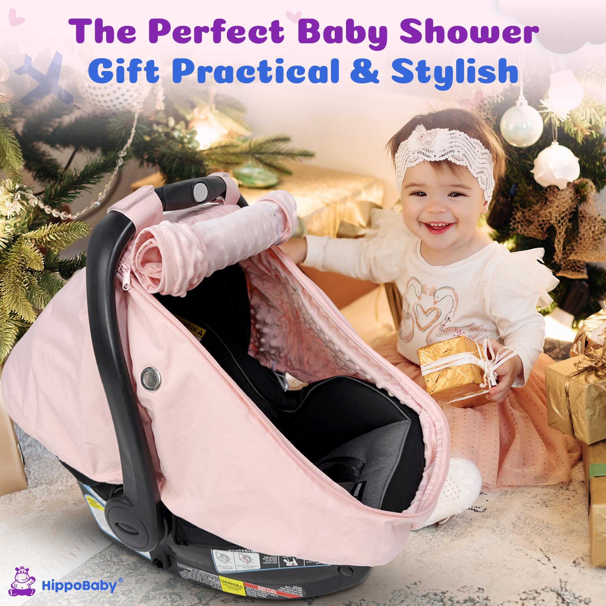 HippoBaby gift-ready packaging indicates ideal baby shower gift and registry staple.