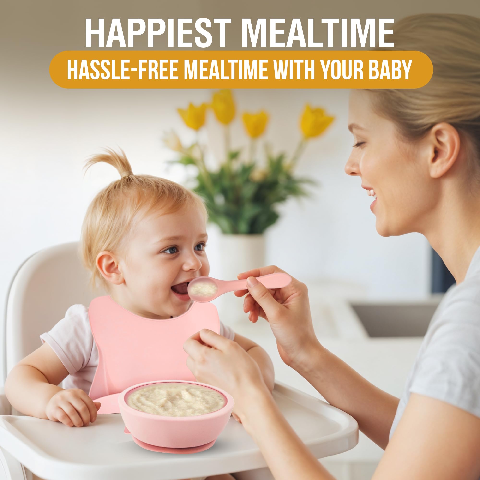HippoBaby meal-on-the-go bowl shows spill-proof portability.