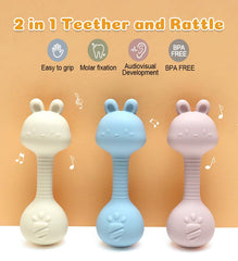 HippoBaby rattle in stroller demonstrates on-the-go sensory play