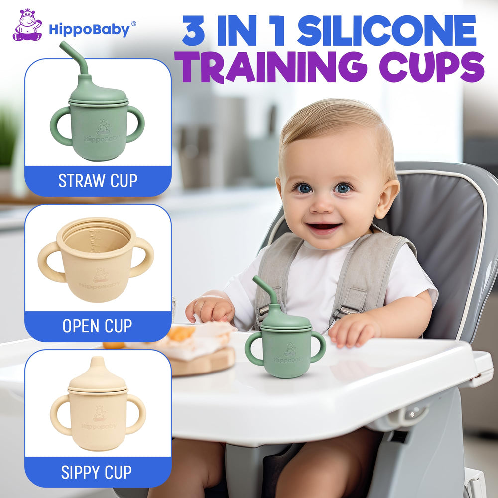 HippoBaby BPA-free and phthalate-free cups — safe materials for little mouths