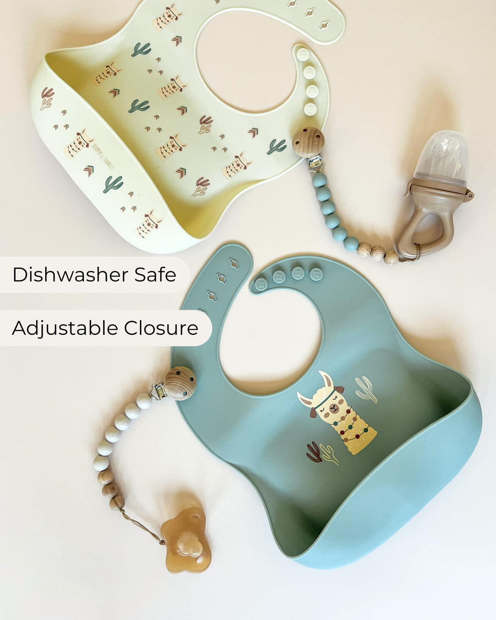 Hippypotamus bib adjustable-closure fits babies and toddlers comfortably