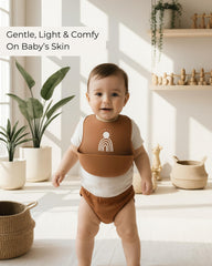 Hippypotamus bib dishwasher-safe for quick, easy cleanup