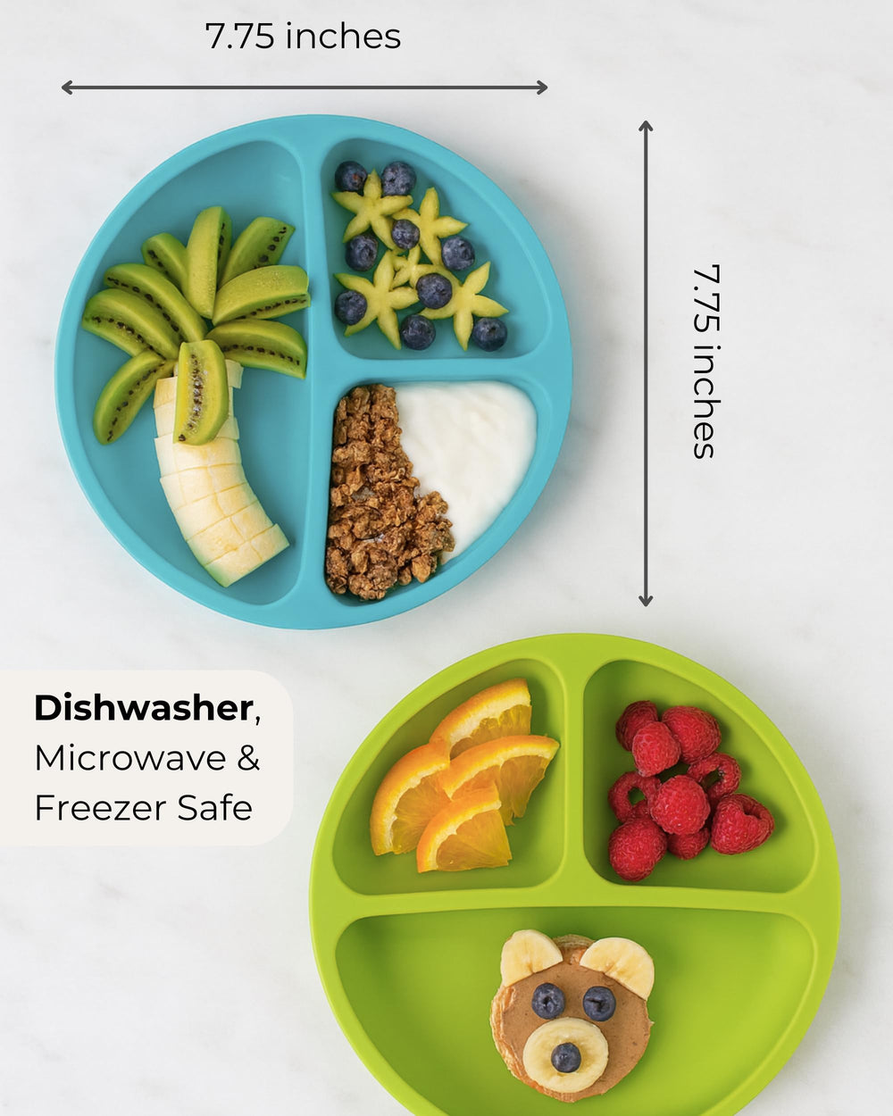 Hippypotamus plates Dishwasher microwave safe for easy cleanup and reheating.