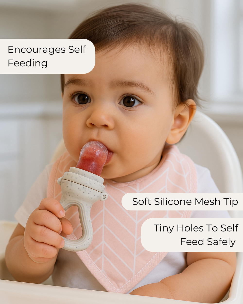 Hippypotamus two extra feeding tips included for longer use.