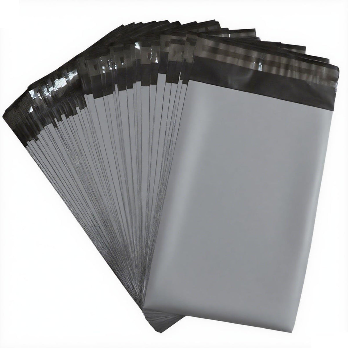 Hipruict adult diaper disposal bags in silver provide opaque privacy for on-the-go waste.