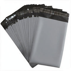 Hipruict adult diaper disposal bags in silver provide opaque privacy for on-the-go waste.