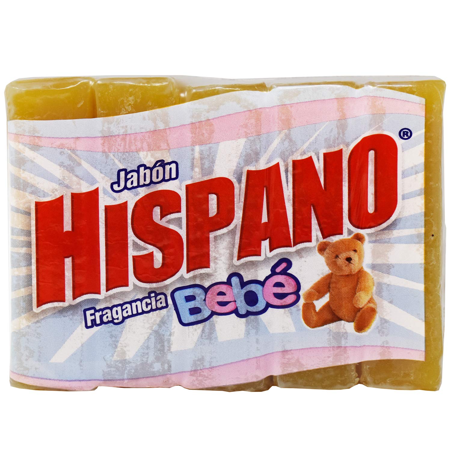 Hispano Bar Soap Green Hills pack front view with a fresh, inviting scent.