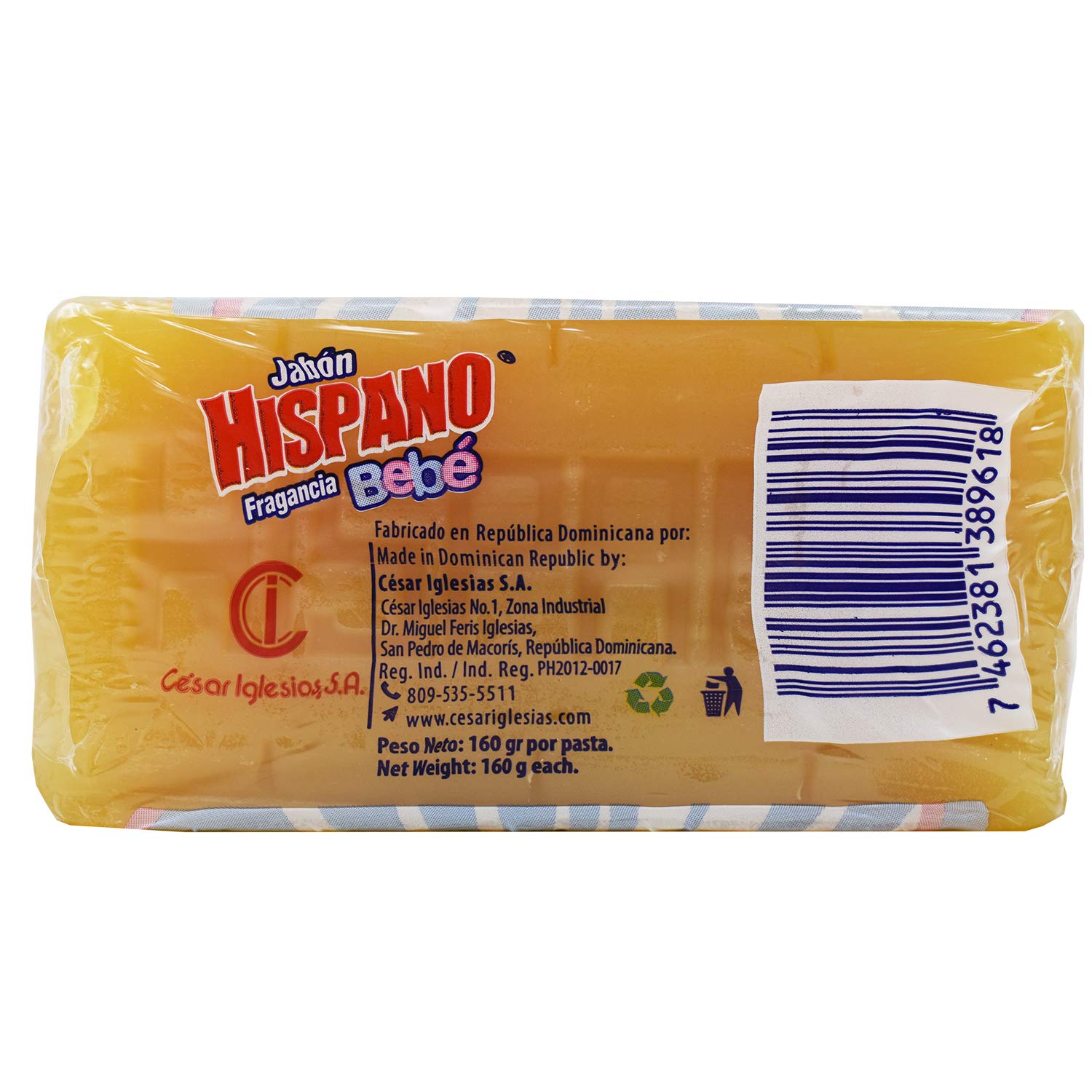 Hispano Bar Soap five-bar multipack image highlights value for family use.