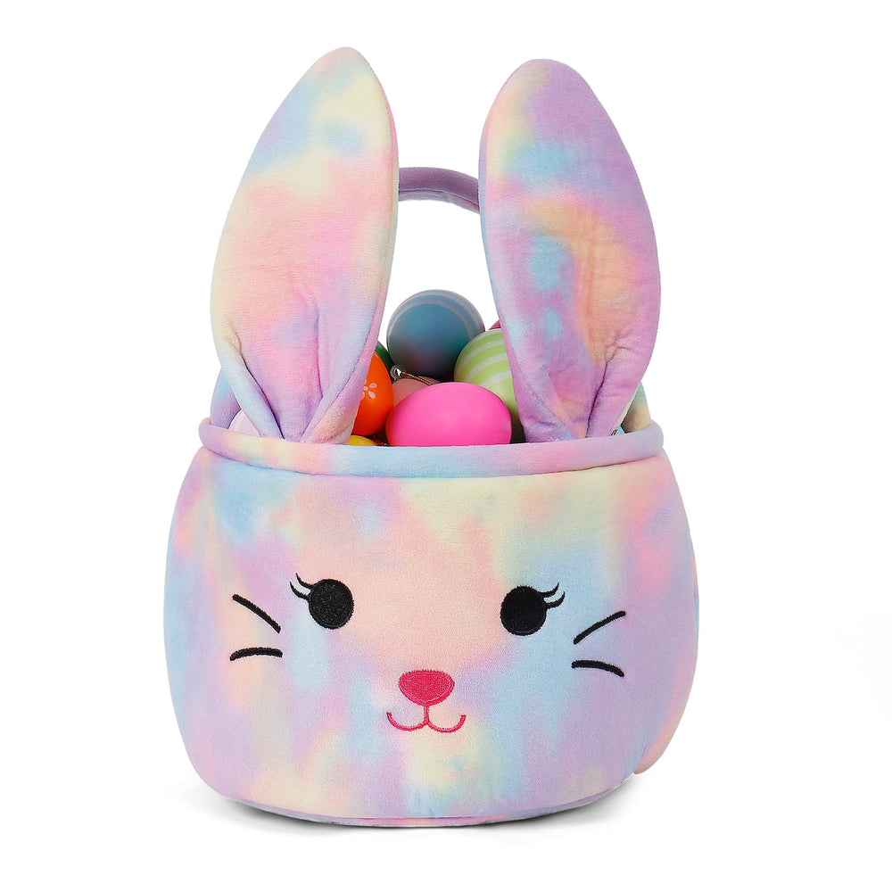 HitToys Easter Bunny Basket soft-plush material, cozy companion for kids.