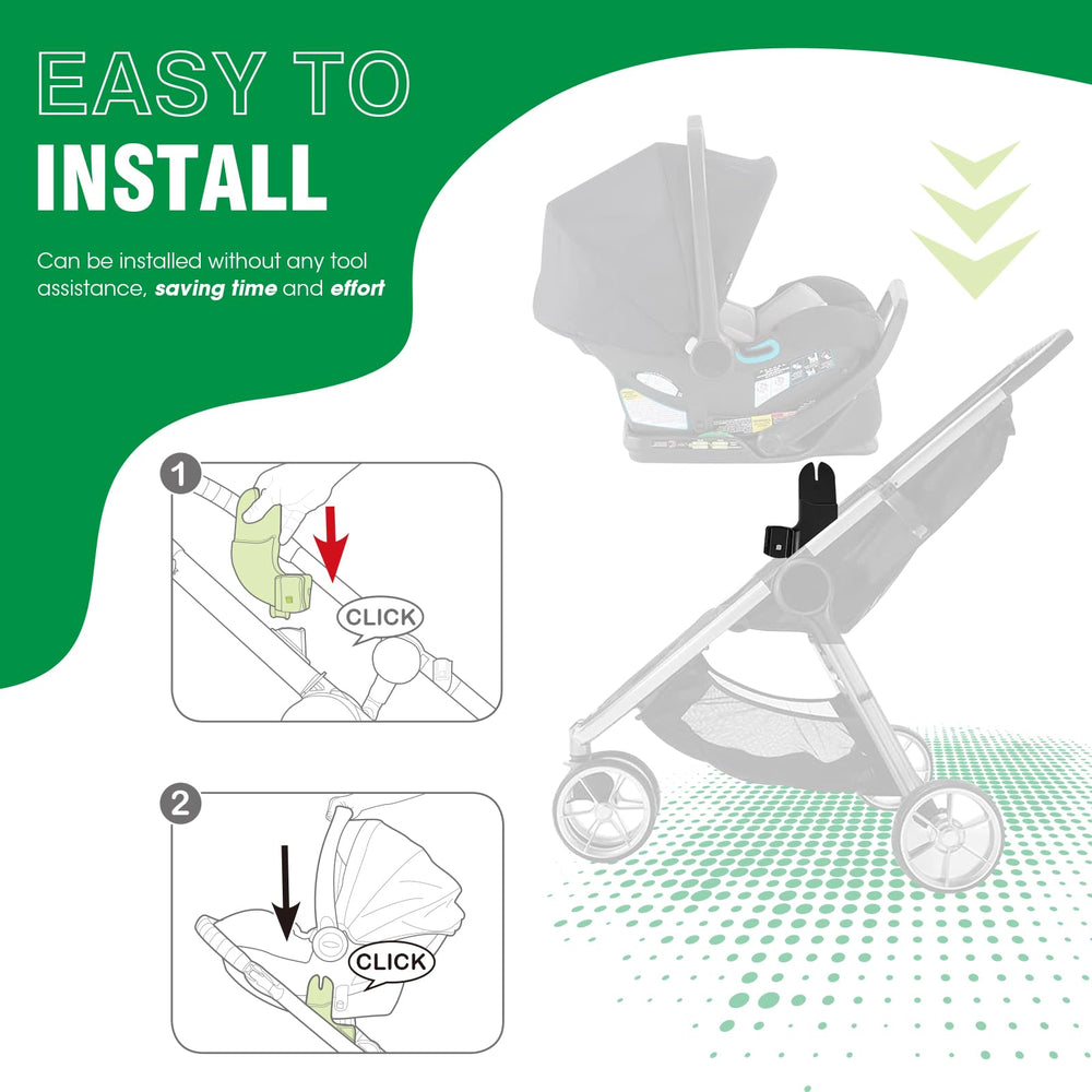 Hiumtree adapter with buckle-locking mechanism provides a secure fit.