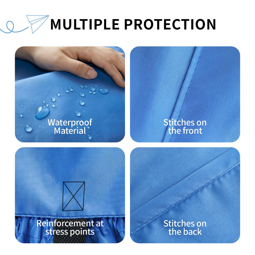 Hiviva 3-strap design provides secure fit during air travel