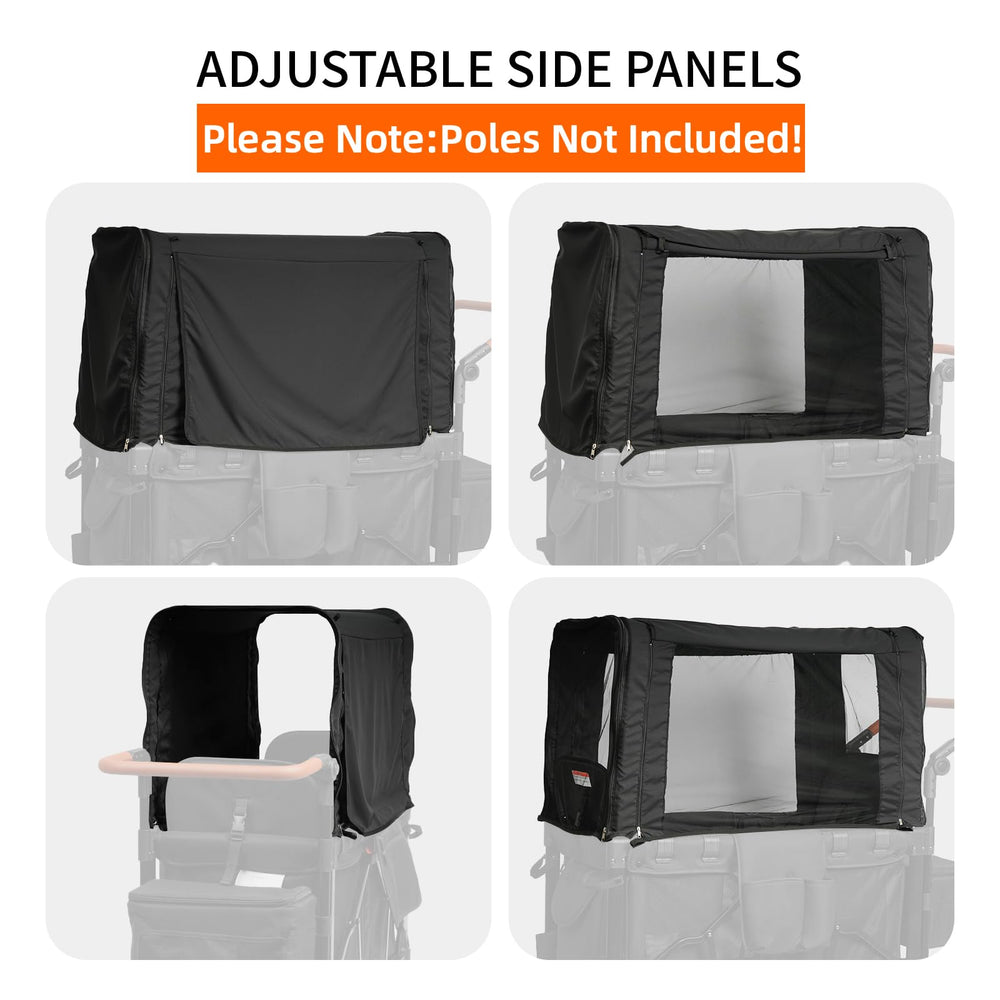 Hiviva W4 Luxe Elite mosquito net keeps bugs out during strolls.