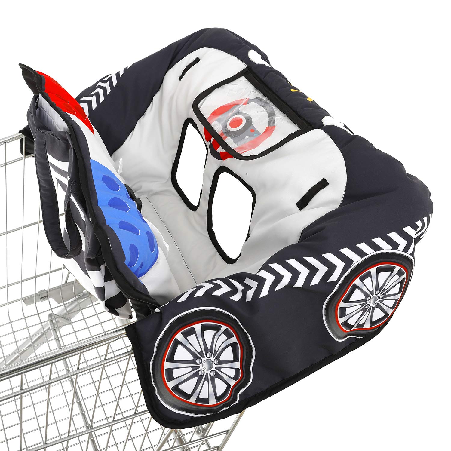 HIVVI police car cart cover fabric detail shows soft cotton filling