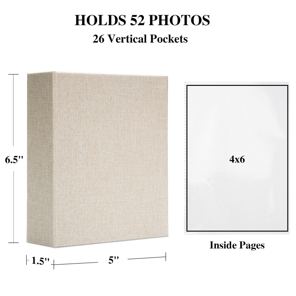 Hiwhy hardcover interior pages show secure binding for long-lasting photo storage.