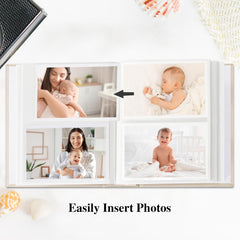 Hiwhy 200-photo capacity fits 4x6 prints for complete albums.