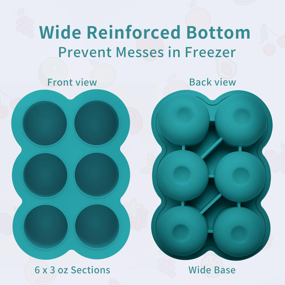 HIWOOD 6x3oz setup supports growing meal portions for toddlers