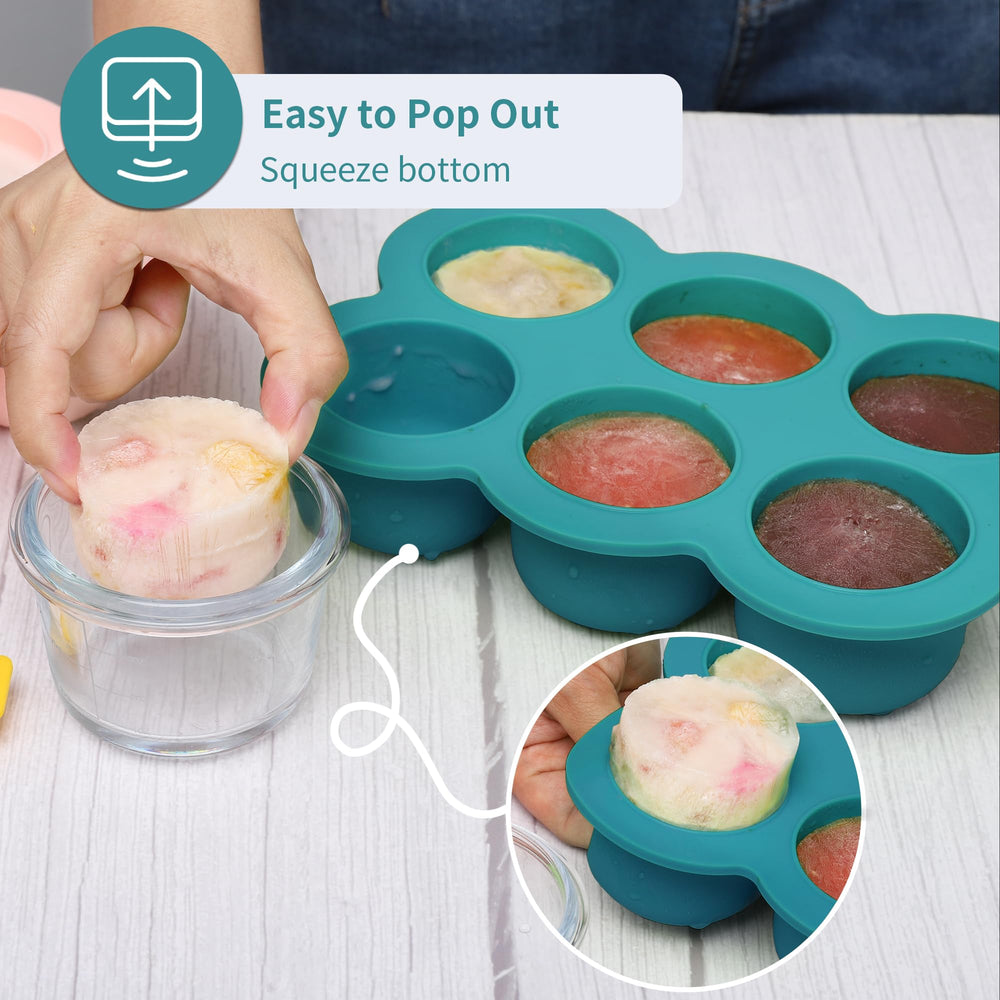 HIWOOD wide-reinforced-bottom tray supports mess-free meal prep and easy stacking