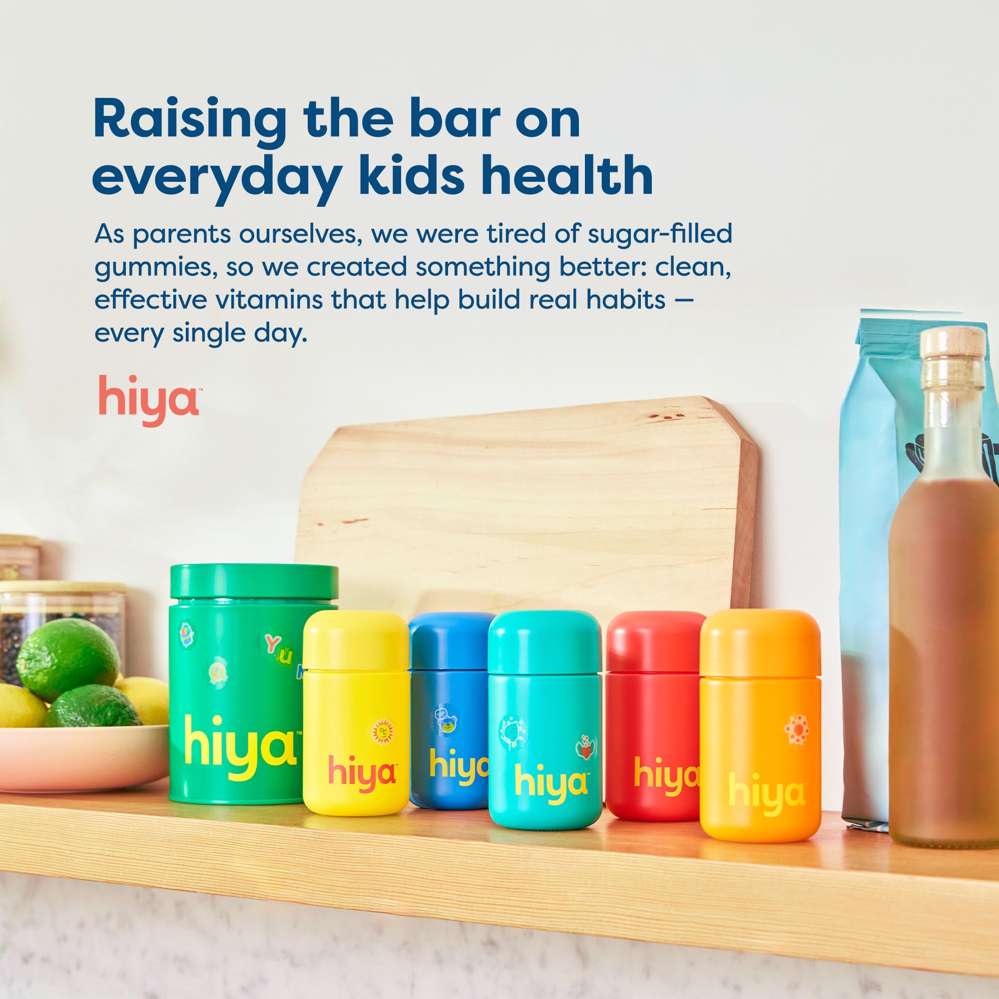 Hiya SPF40 Kids packaging box displays eco-friendly packaging.