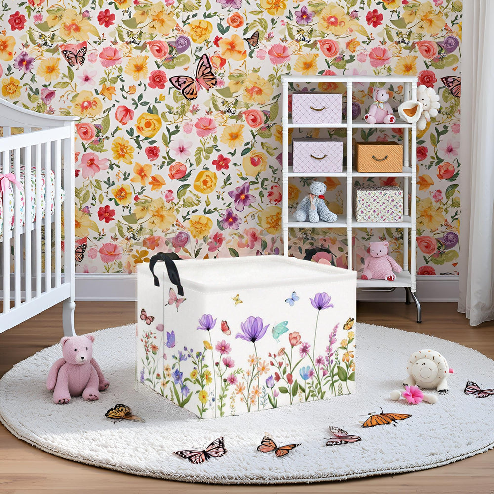 HIYAGON baby basket collapsible feature, compressed for effortless storage when not in use