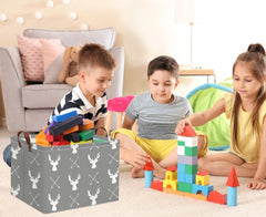 HIYAGON baby basket with reinforced handles demonstrates easy transport across rooms