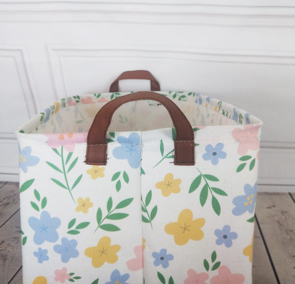 HIYAGON Flower-design baby girl basket, gift-ready for celebrations
