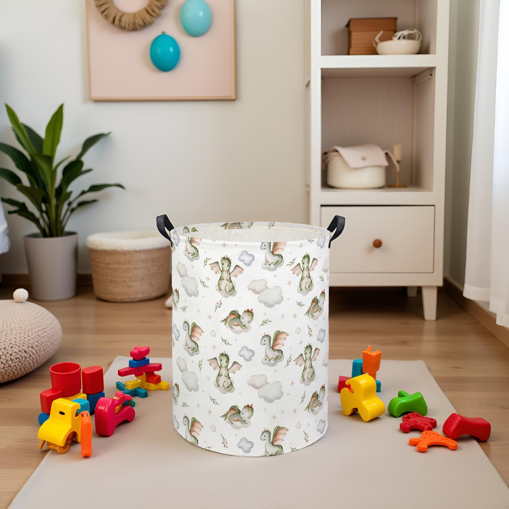 HIYAGON linen cotton fabric basket feels sturdy yet lightweight for daily use
