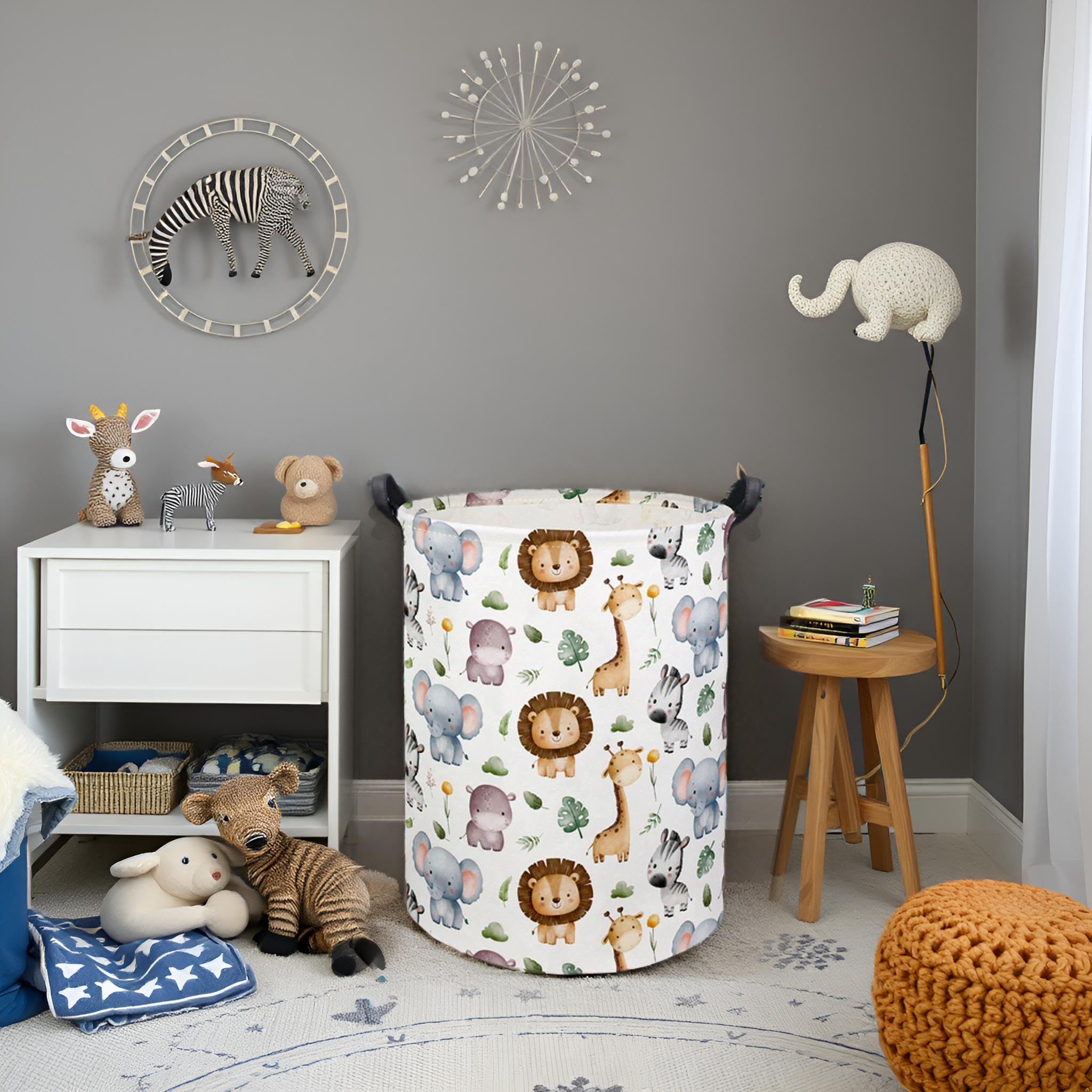 HIYAGON open hamper with clothes demonstrates large capacity.